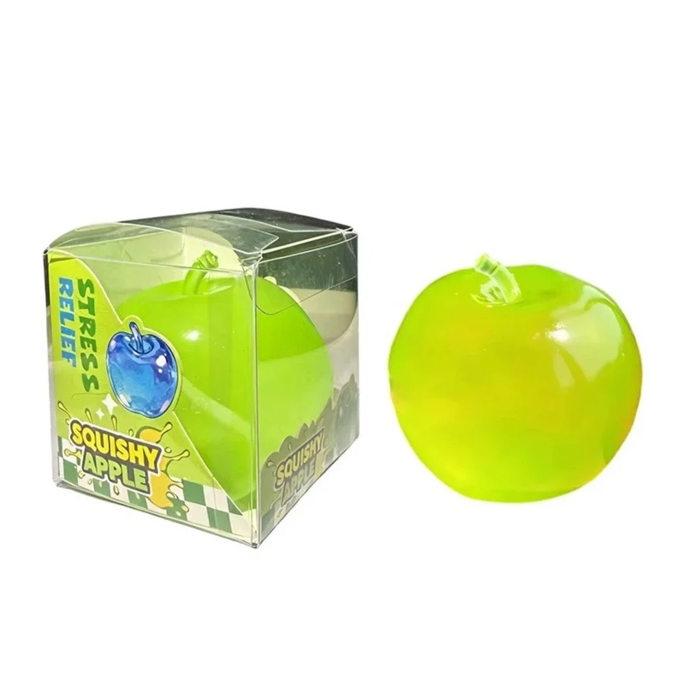Vaseline Squishy Apple Stress Relief Fidget Toy Sensory Fruit Squeeze Surprise